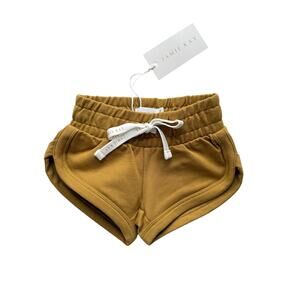 NWT Jamie Kay Organic Gold Ivy Shortie Shorts Size 3-6m